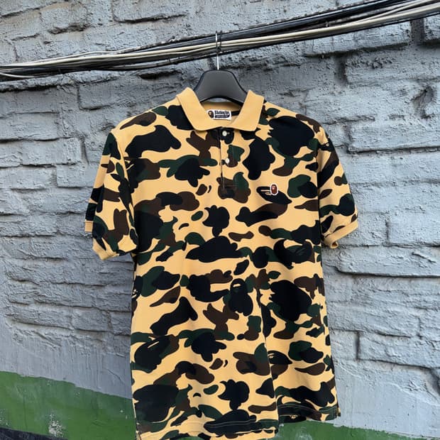BAPE 베이프 황계 반팔 카라티(L)