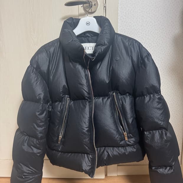 렉토 샤이닝 구스다운 패딩 L