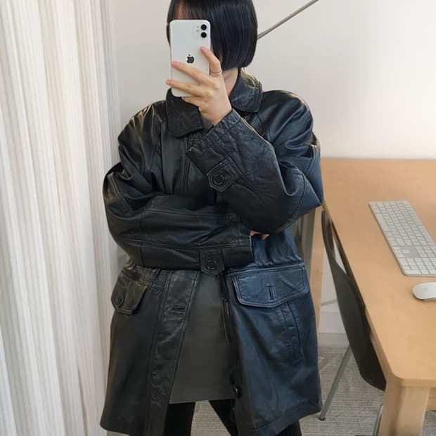 빈티지 레더 자켓 (Man L) AA1048