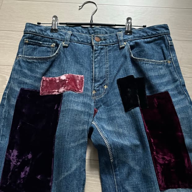 넘버나인 03aw 커트기 패치워크 진