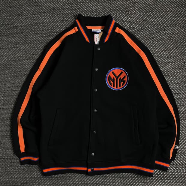 00s 리복 NBA 뉴욕 닉스 올드스쿨 바시티 자켓o 4808