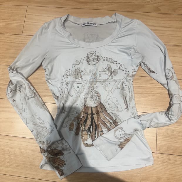 604 service 프린팅 롱슬리브