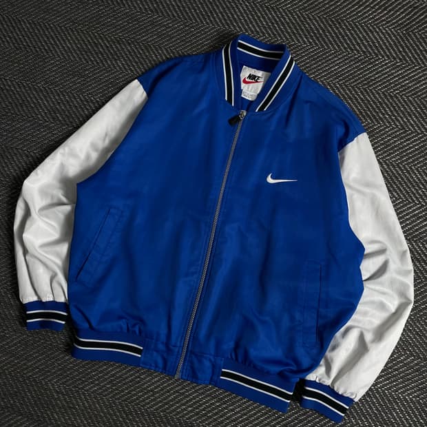 00s 나이키 올드스쿨 빅로고 바시티 자켓 y 3256