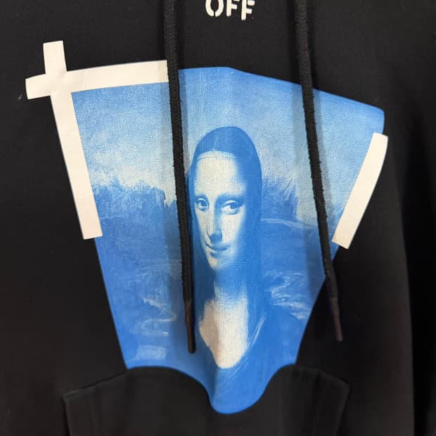 오프화이트 모나리자 후드 XXL