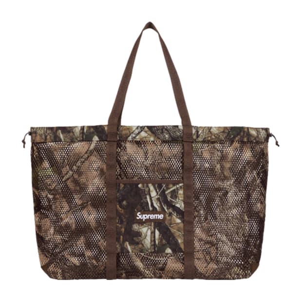 슈프림 메쉬 토트백 트루팀버