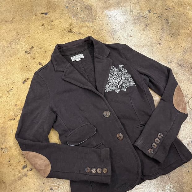 폴로 진스 브라운 빈티지 자켓 