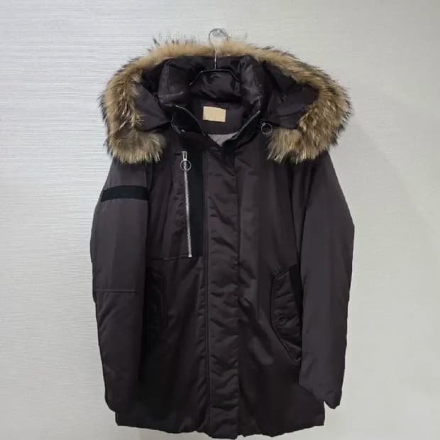 미샤 라쿤퍼 빵빵 덕다운 패딩