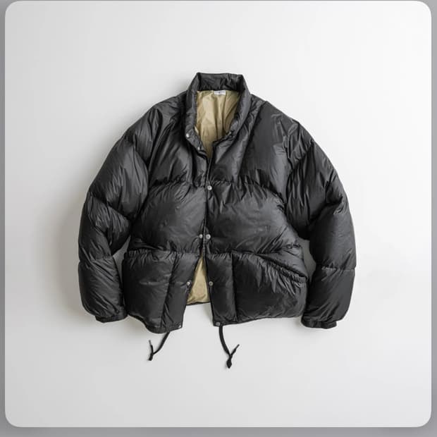 BEHEAVAYER POLARBEAR DOWN PARKA balck