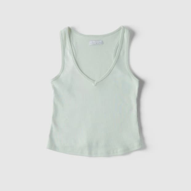 Whoisshe 후이즈쉬 soft sleeveless (mint)