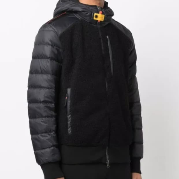 파라점퍼스 매장판 정품 남성 플리스 경량 패딩 네이비 XL