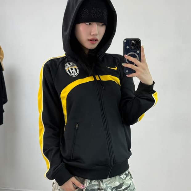 나이키 유벤투스 후드 져지