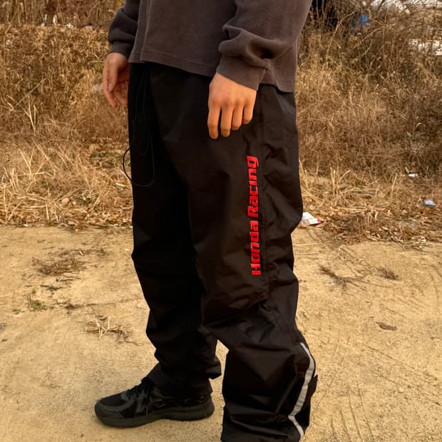 Honda Racing 나일론 파라슈트 트랙팬츠
