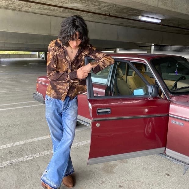 90s USA 리바이스 517 미디움 워시드 데님 36