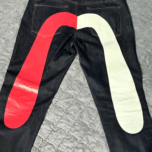 에비수코리아 34 프린팅 데님