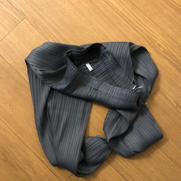 이세이 미야케 플리츠 플리스 팬츠