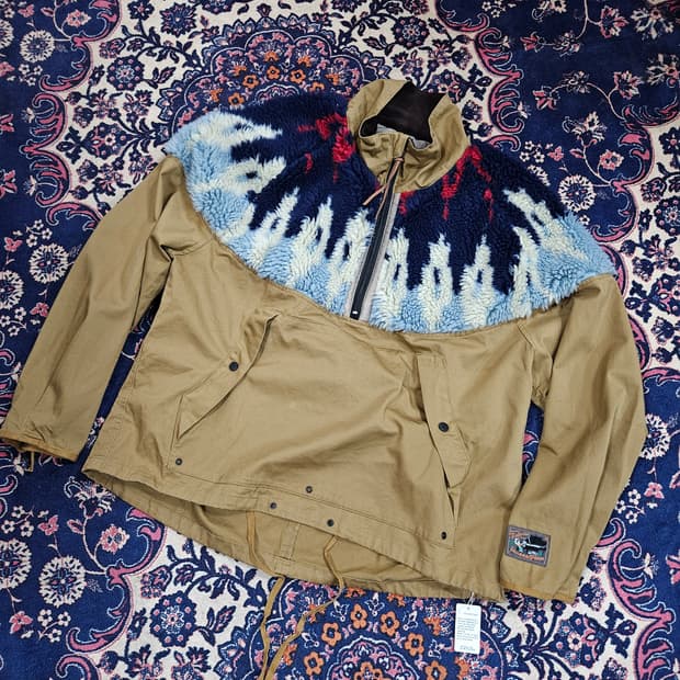 (미사용) 캐피탈(KATIPAL) 레이즈 엔 팜 풀오버 플리스 아노락