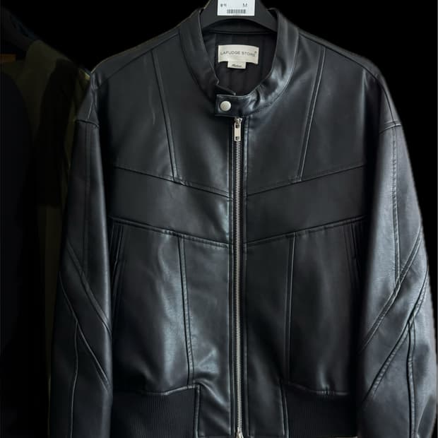 라퍼지스토어 버핑 레더 라이더자켓