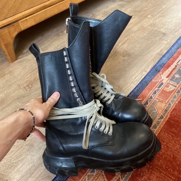 Rick Owens Bozo Tractor Boots 