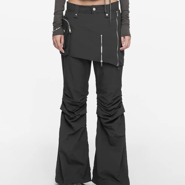 [새상품]나체 BOOTS CUT SKIRT PANTS CHARCOAL