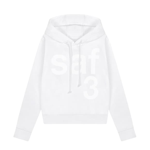 사파리스팟 우먼 1/2 베이직 사파리 후드 화이트 1사이즈