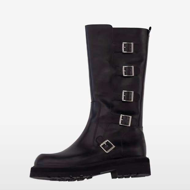 레씨토 롱부츠 290 Round Toe Long Walker Boots_