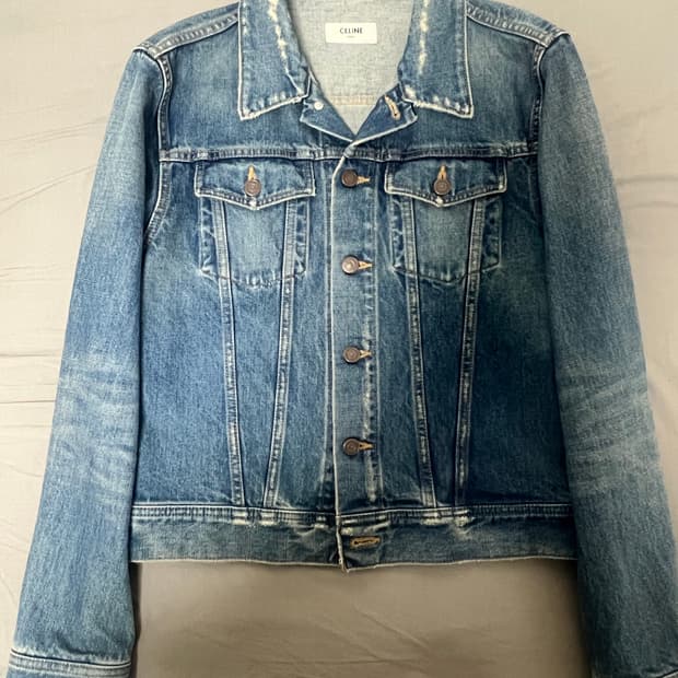 셀린느 X 크리스찬 마클레이 청자켓