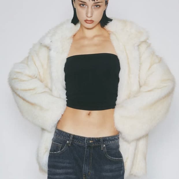 AFTERHOURS 애프터아워즈 OVERSIZED FUR JACKET (