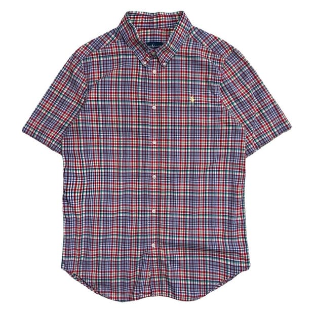 RALPH LAUREN 체크 반팔 셔츠 XL