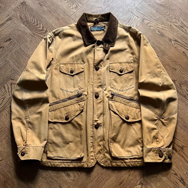 [L]폴로 랄프로렌 40's Fishuntex 페이딩 자켓