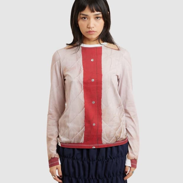 스테판 쿡 23aw 바시티 그래픽 롱슬리브