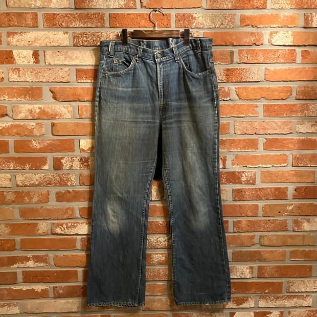 80s USA 빈티지 리바이스 517 오렌지탭 부츠컷 데님 팬츠