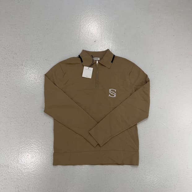 Sandro Half-zip polo sweater