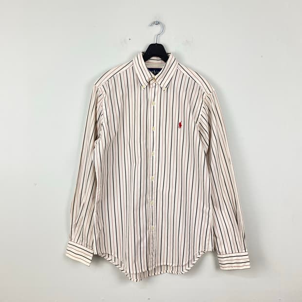 폴로 랄프로렌 스트라이프 셔츠 L정도