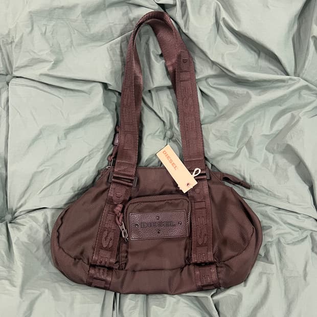 디젤 나일론 숄더백
