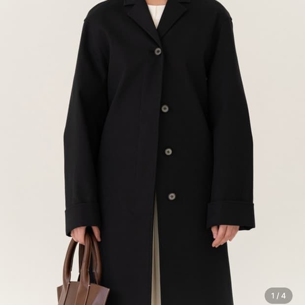 킨더살몬 더에센스 코트 다크네이비