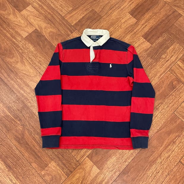 폴로 스트라이프 럭비티