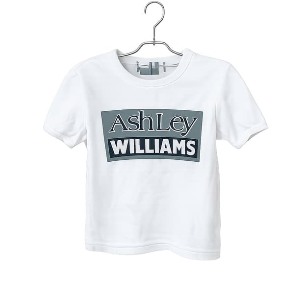 Ashley Williams 화이트 반팔 티셔츠
