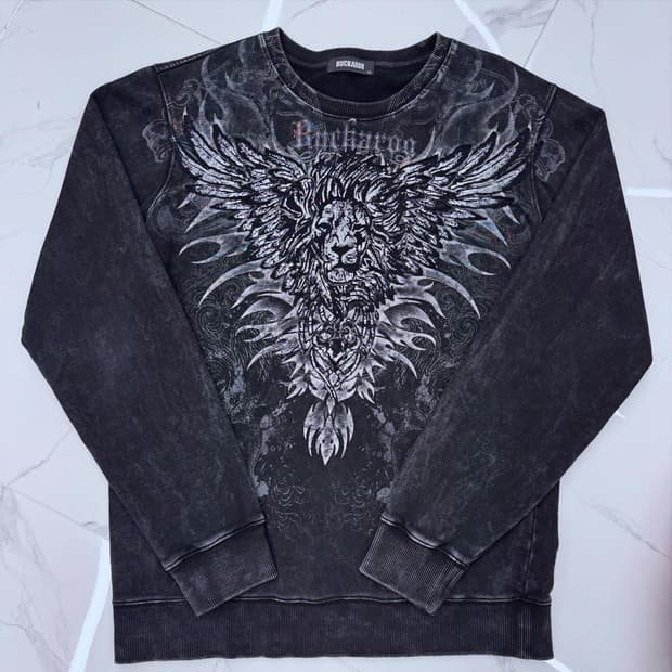 •BUCKAROO 버커루 빈티지 프린팅 맨투맨 티셔츠