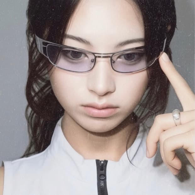 MM1 logo headband eyewear SHINY SILVER /