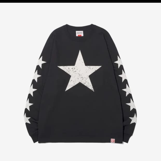 Extraordinary stars long sleeve charcoal