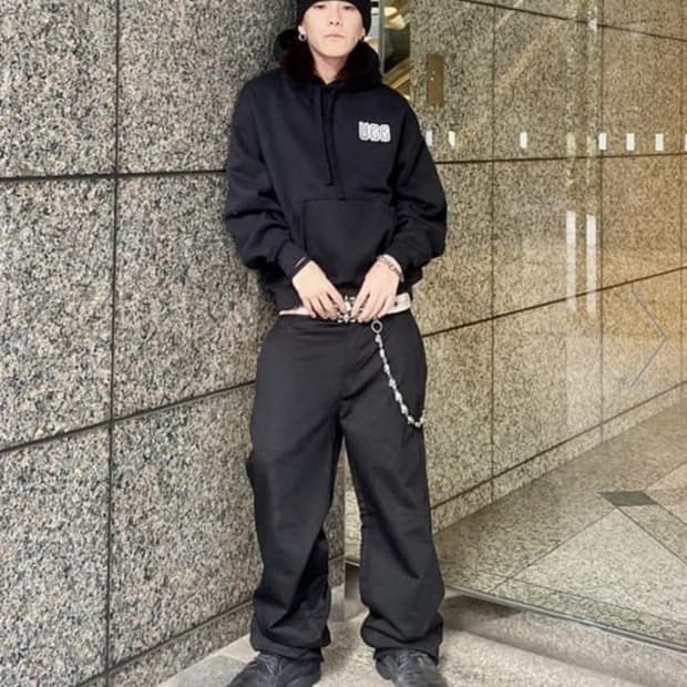 디키즈 x 빔즈 별주 874 클래식 치노팬츠 블랙L