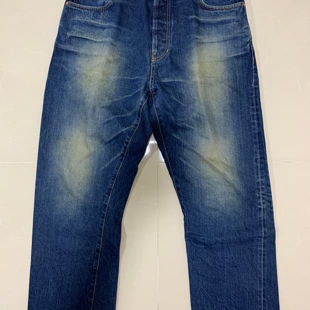 뤡코즈 와이드 셀비지 데님 1사이즈