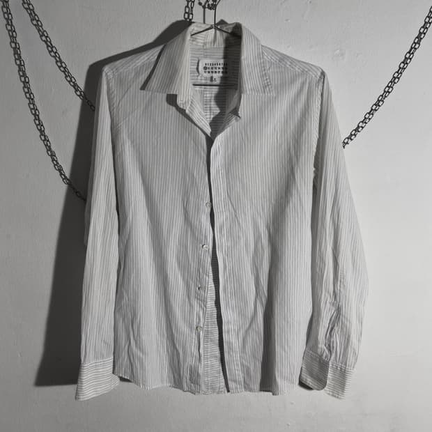 마틴 마르지엘라 13SS 10번라인 스트라이프 셔츠