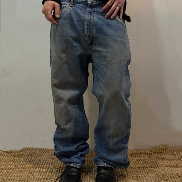 90s🇺🇸 LEVIS 505 U.S.A washing denim je