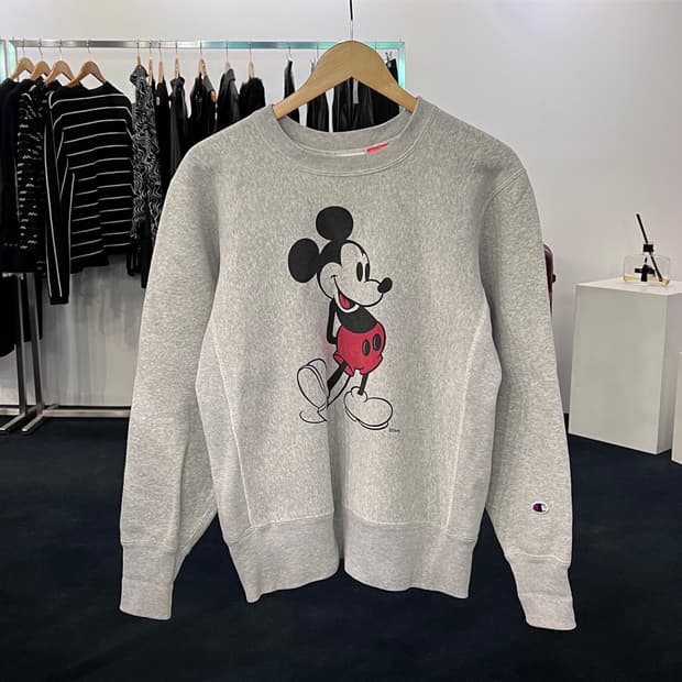 챔피온 x 빔즈 디즈니 리버스위브 맨투맨