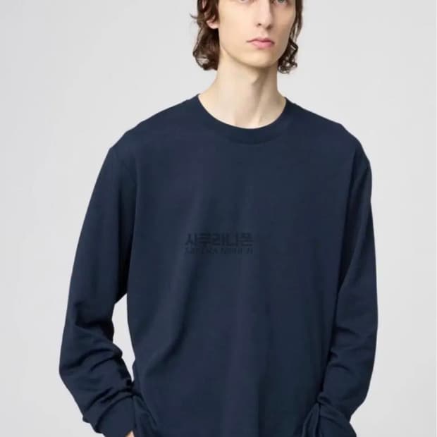 [M] 유니클로 에어리즘 코튼 크루넥