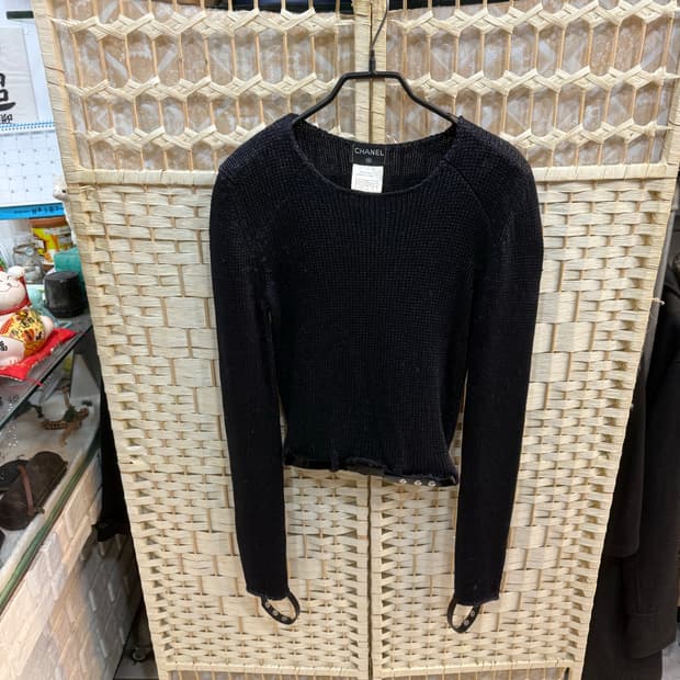 38/44-55 정품 샤넬 실크 니트 팝니다