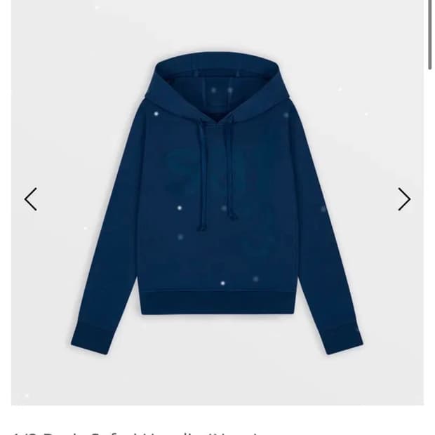 사파리 스팟 베이직 후드티 네이비 우먼사이즈