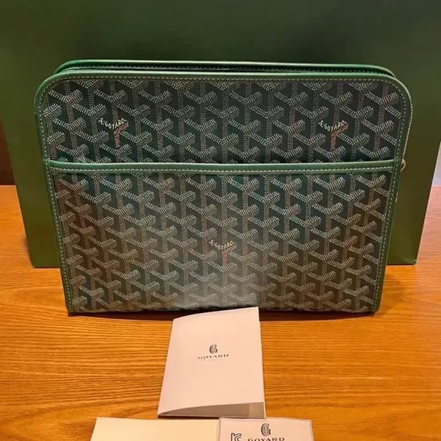 고야드 쥬방스 토일렛백 GM 그린