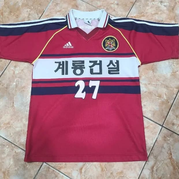 2001 대전시티즌 계룡건설 올드레플 축구져지